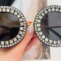 Модни слънчеви дамски очила с форма на стъклата, снимка 1 - Слънчеви и диоптрични очила - 45232173