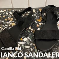 Bianco черни сандали от естествена кожа, номер 36/37, снимка 6 - Сандали - 45250654