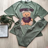 Памучни дамски комплекти Teddy bear Bear 🧸 -  няколко цвята - 38 лв., снимка 7 - Спортни екипи - 44980358