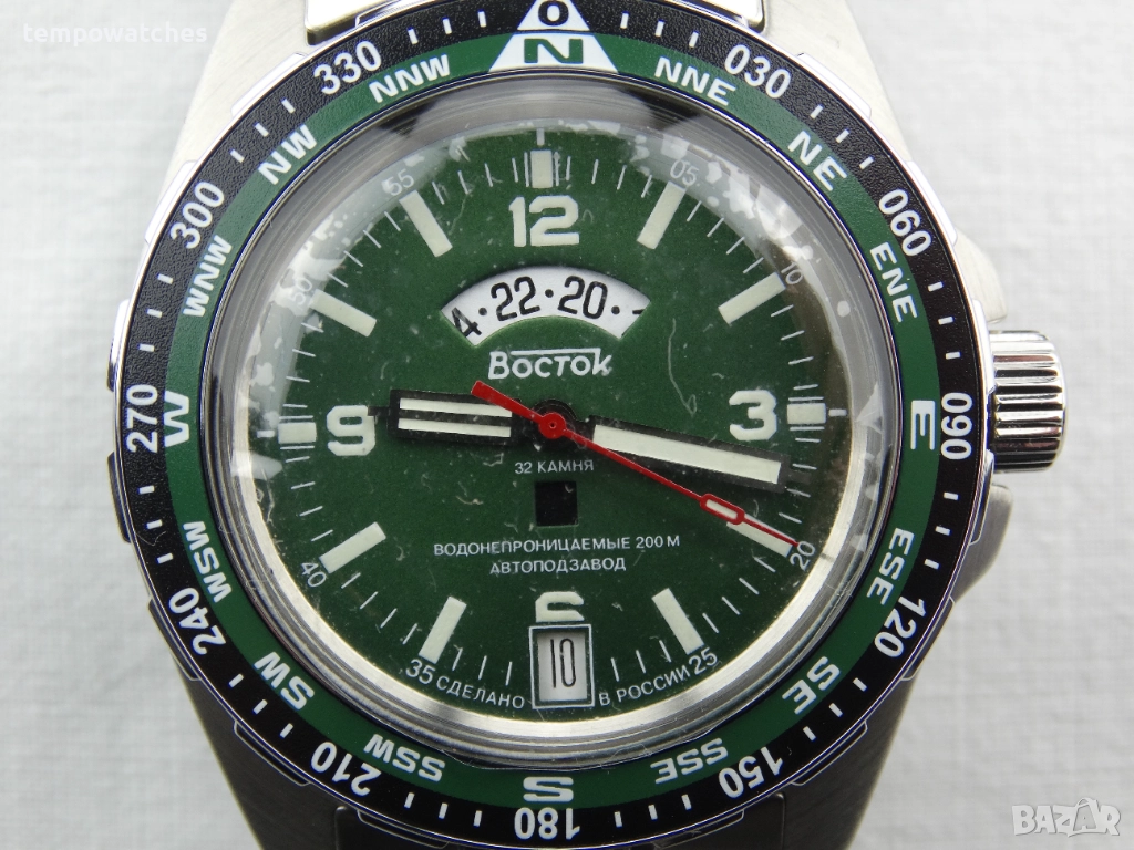 ВОСТОК АМФИБИЯ АВТОМАТИЧЕН- "Турист" ref: 14053Б, снимка 1