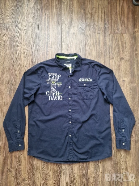 Страхотна мъжка риза CAMP DAVID размер XL, снимка 1