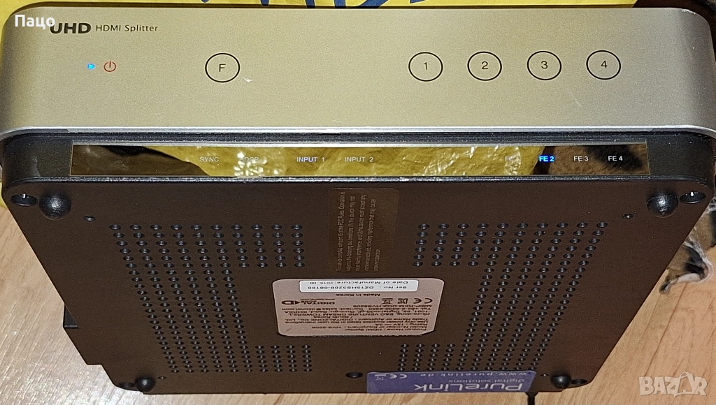 HDMI SPLITTER HVS 5208, снимка 1
