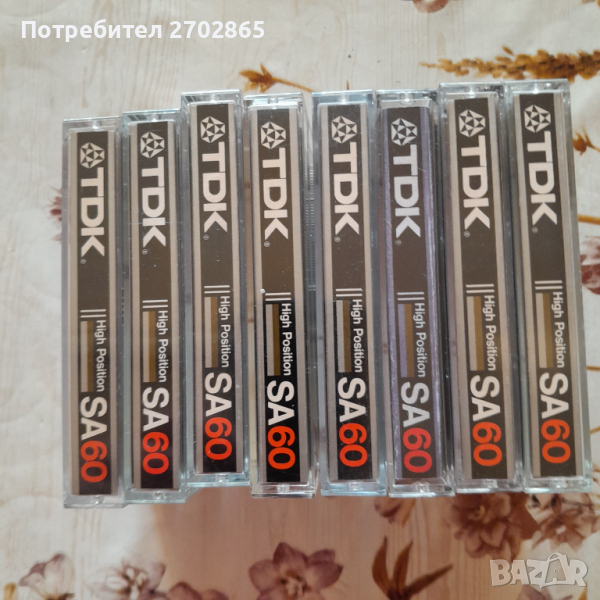 Аудио касети TDK SA-60 - хром, снимка 1