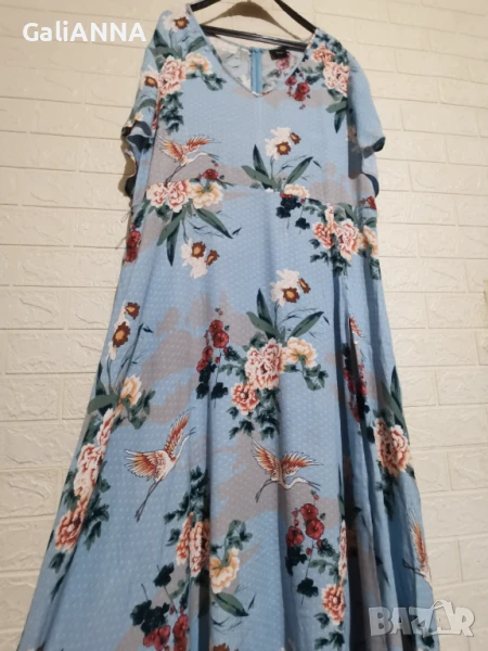 ДЪЛГА СТРАХОТНА РОКЛЯ ZIZI 3XL-4XL, снимка 1