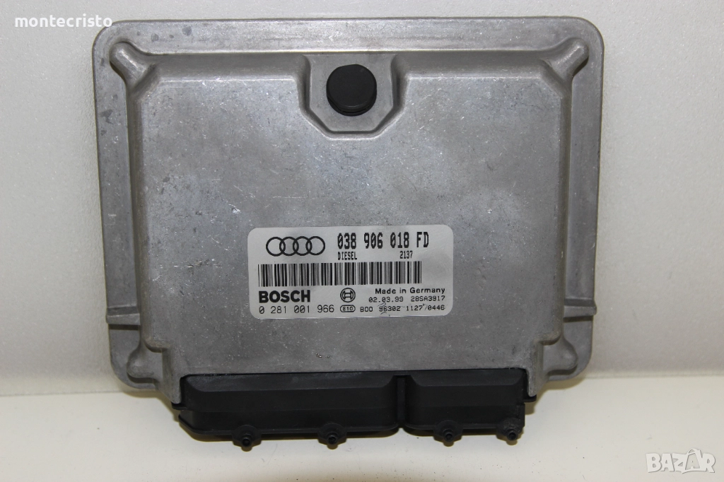 Моторен компютър Audi A4 B5 (1994-2001г.) 038906018FD / 038 906 018 FD / 0281001966 / 0 281 001 966, снимка 1