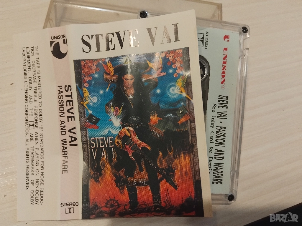 Steve Vai – Passion And Warfare - аудио касета UNISON / Унисон, снимка 1