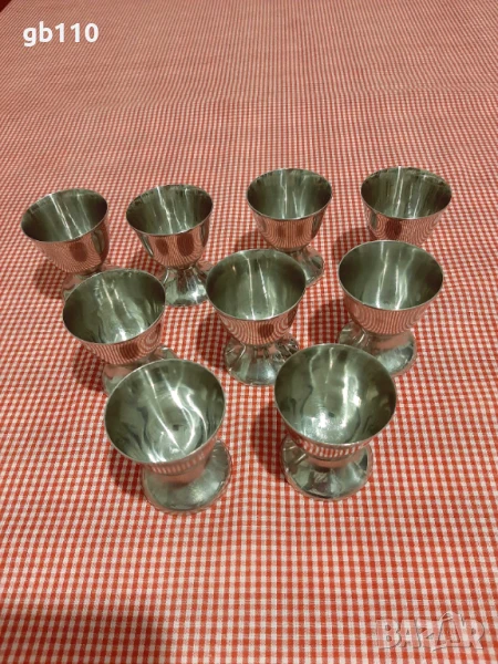 Метални чашки за яйца неръждаеми, снимка 1