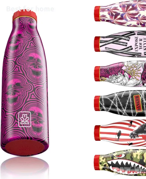  BBOOM Термо бутилка  с двойна стена, вакуумна изолация- 520 милилитра, снимка 1