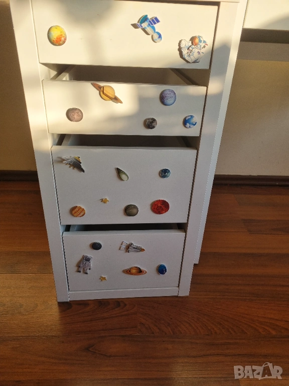 Офис/ученически шкаф с чекмеджета - IKEA ALEX, снимка 1