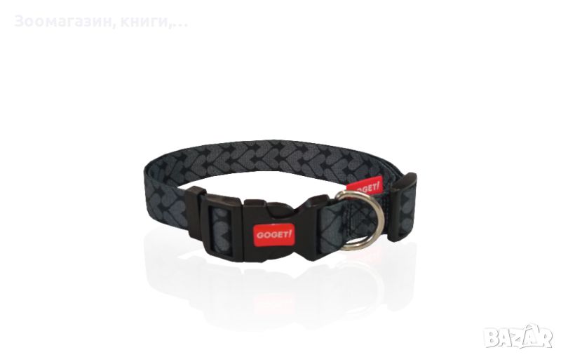 Нашийник за куче PET INTEREST Cuori Grigi Collar XS 31771 1.0 x 19-33 см., снимка 1