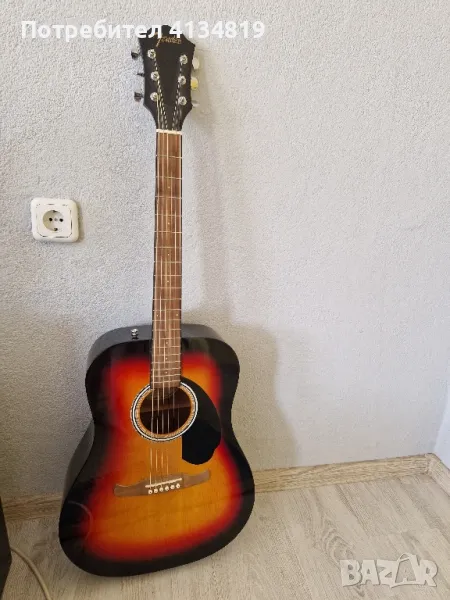 акустична китара fender FA-125 Dreadnought sunburst, снимка 1