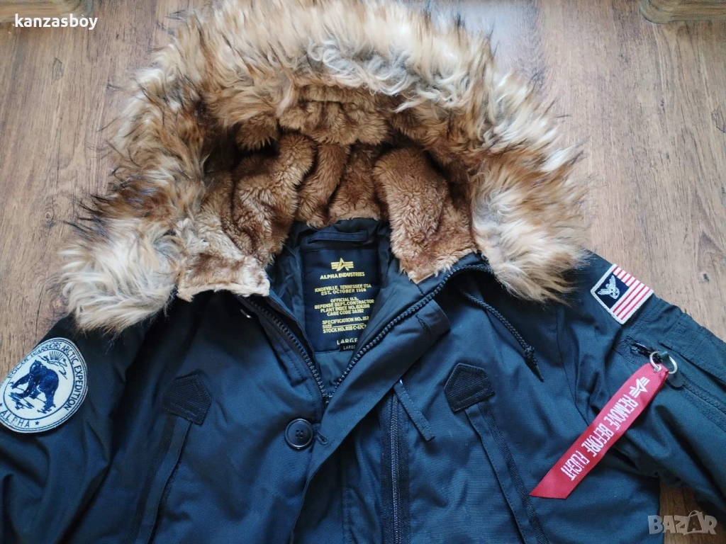 Alpha Industries Jackets - мъжко зимно яке КАТО НОВО Л, снимка 1
