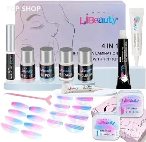 Нов Libeauty Комплект За Извиване И Оцветяване На Мигли жени красота, снимка 1