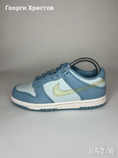 Nike Dunk Low Clear Blue Swoosh Дамски Маратонки, снимка 1