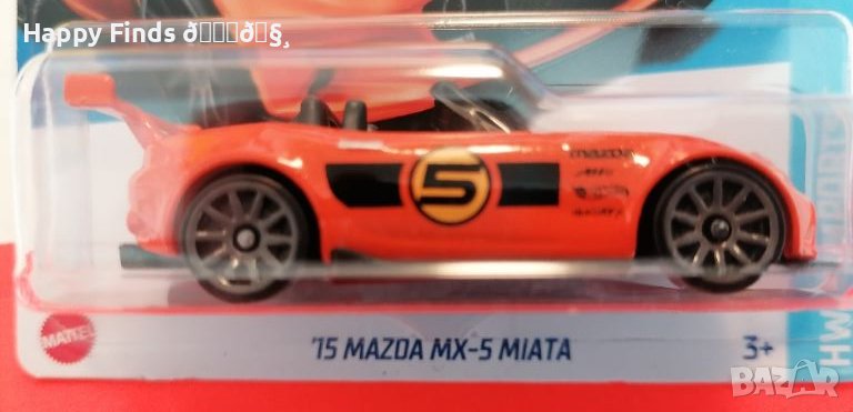 💕🧸 Hot Wheels New case 24  `15 Mazda MX-5 Miata HW J-IMPORTS , снимка 1