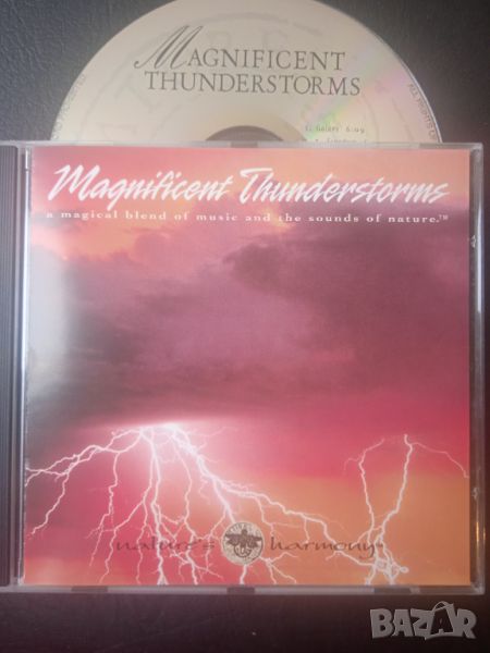Skip Adams & Rick Rhodes ‎– Magnificent Thunderstorms оригинален диск музика, снимка 1