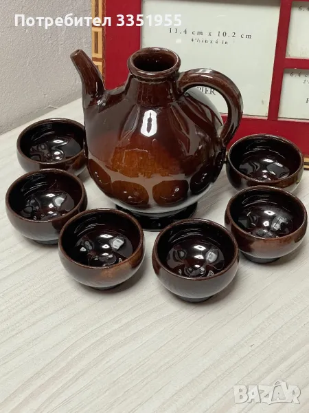 Сервиз за Ракия Троянска Керамика, снимка 1