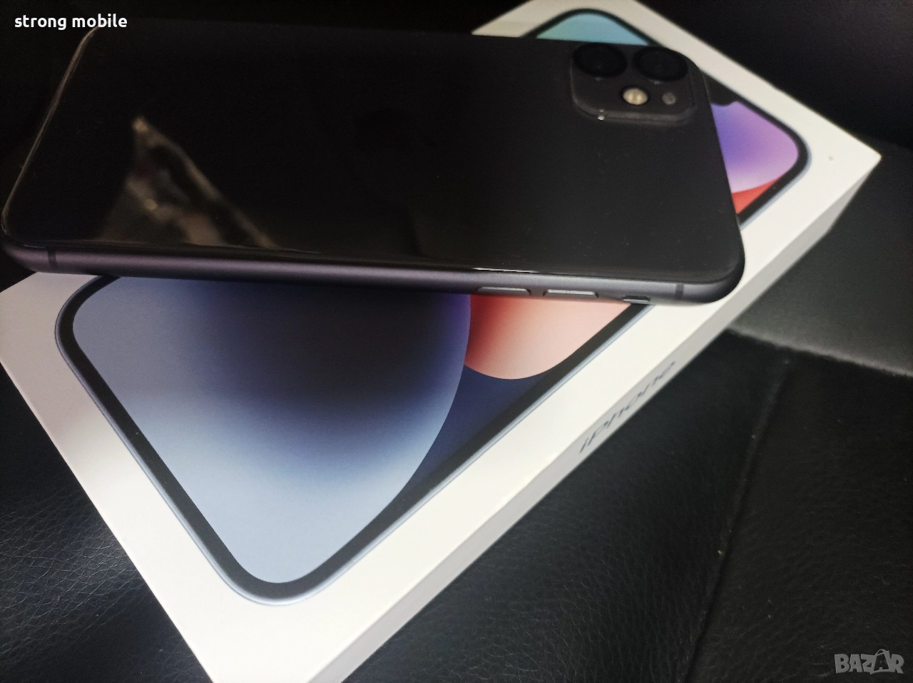 Iphone 11 black 64гб.Гаранция, снимка 1