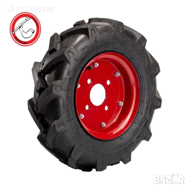 Гума с джанта 4 х 12 за ремарке, снимка 1