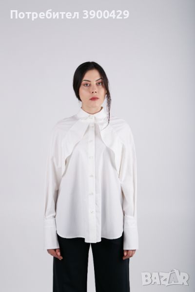 Дамска Риза Art Style - Бяла, снимка 1