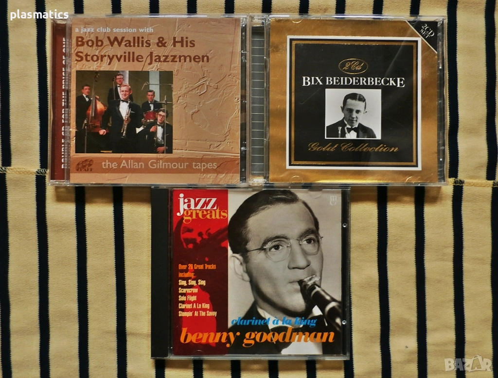 CDs - Bob Wallis & His Storyville Jazzmen, Bix Beiderbecke, Benny Goodman, снимка 1