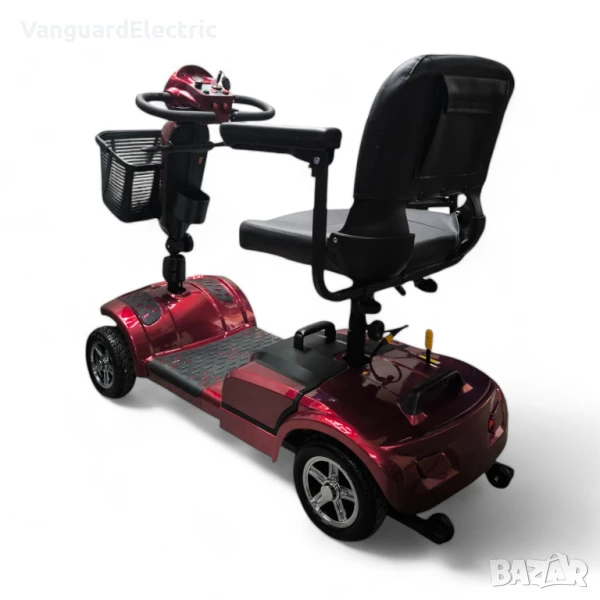 Електрическа четириколка BL2 500W (инвалидна) - Red, снимка 1