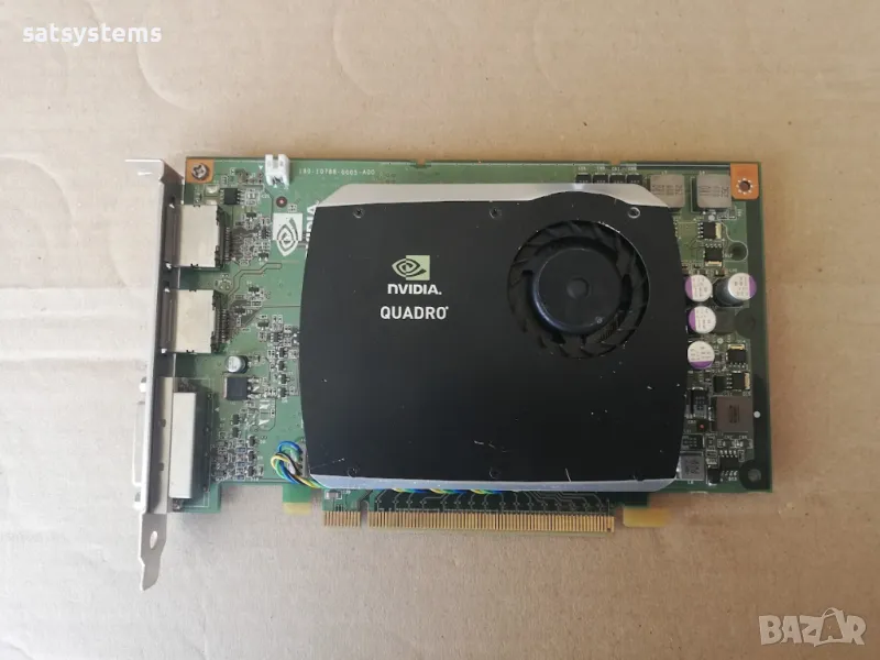 Видео карта NVidia Quadro FX 580 512MB GDDR3 128bit PCI-E, снимка 1