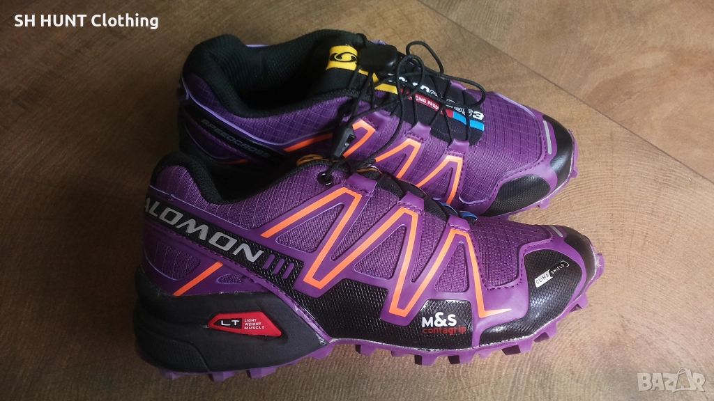 SALOMON SPEEDCROSS 3 Wonens Kids Shoes Размер EUR 38 / UK 5 дамски детски маратонки 293-14-S, снимка 1