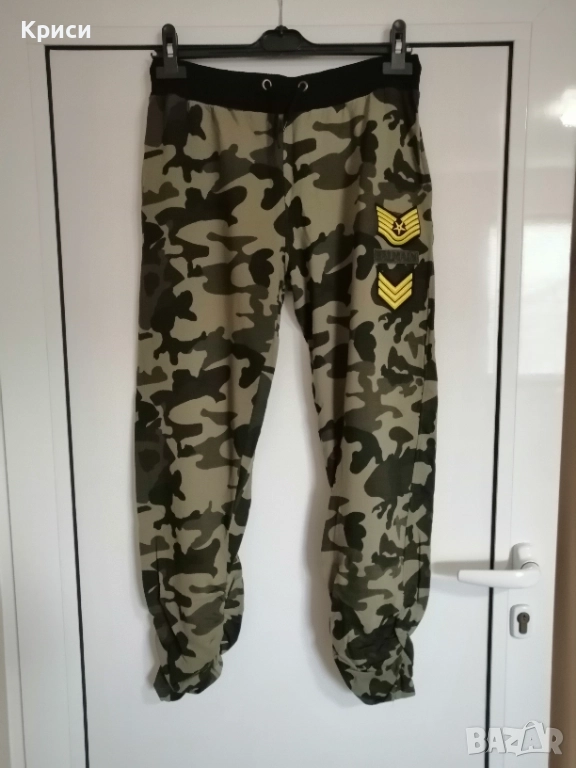 Ново камуфлажно долнище с набран крачол, снимка 1