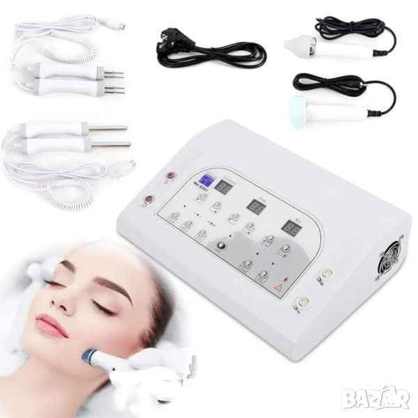 Професионален Козметичен уред 2 в 1 - ултразвук и био лифтинг, снимка 1