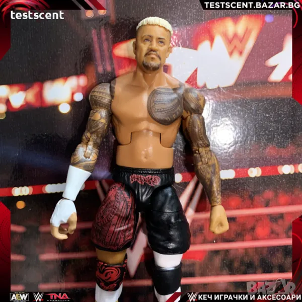 Екшън фигура WWE Solo Sikoa Bloodline Соло Сикоа Elite Mattel играчка figure, снимка 1