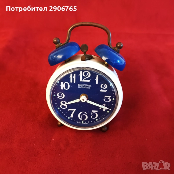 Часовник будилник BLESING Германия работещ, снимка 1