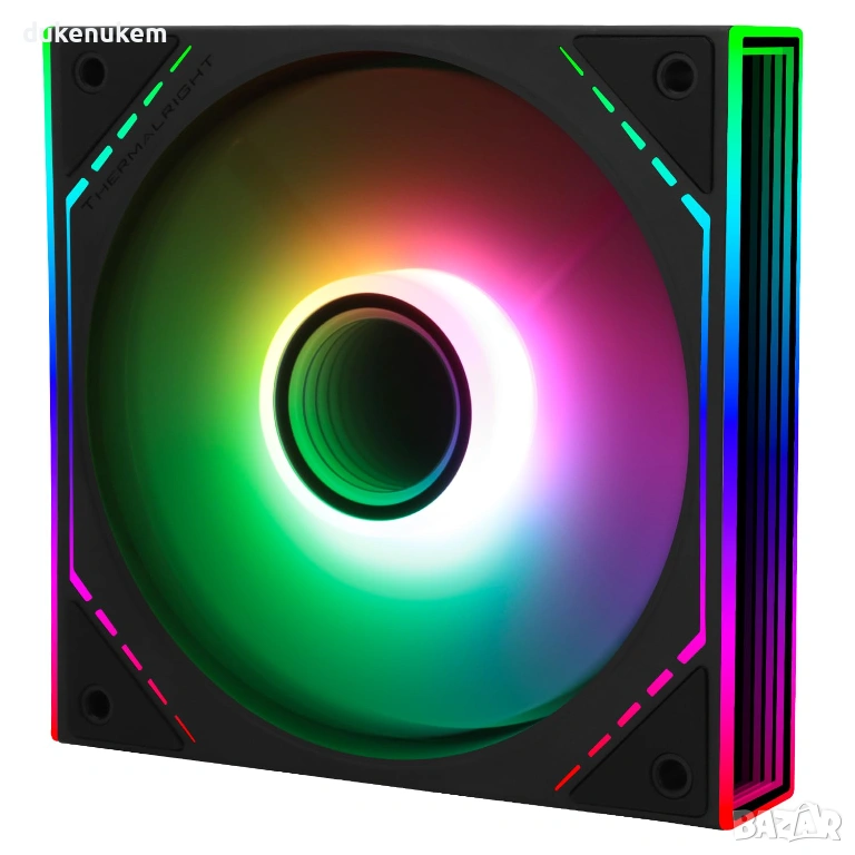 ARGB вентилатор TL-M12R-S 120 mm – PWM, тих, снимка 1