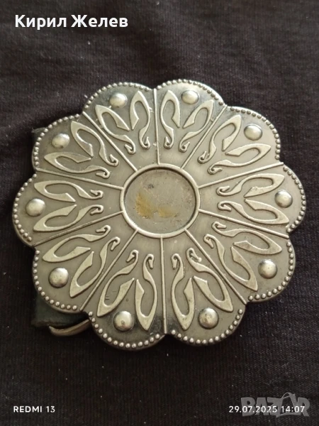 КАТАРАМА за КОЛАН КРАСИВА ОРНАМЕНТИКА СРЕБРИСТ ЦВЯТ 17025, снимка 1