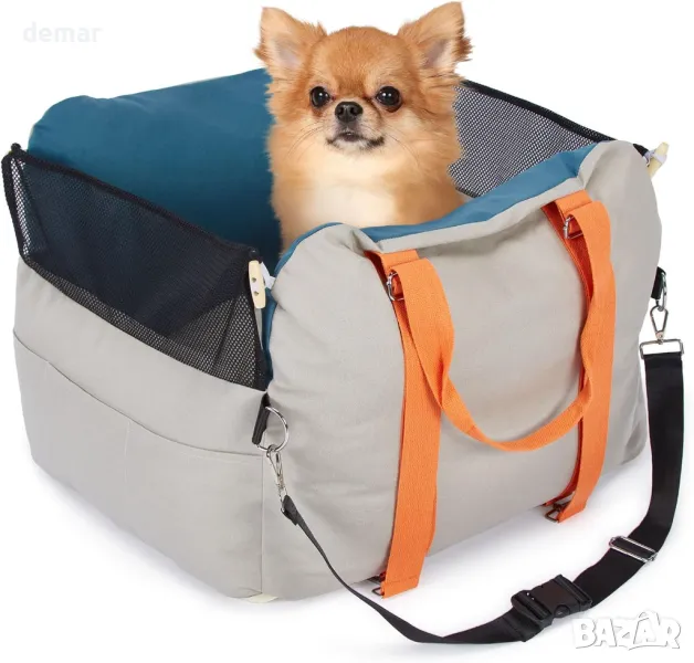 Столче за кола за кучета Ownpets за средни домашни любимци, водоустойчиво, 59x54x40 см, снимка 1