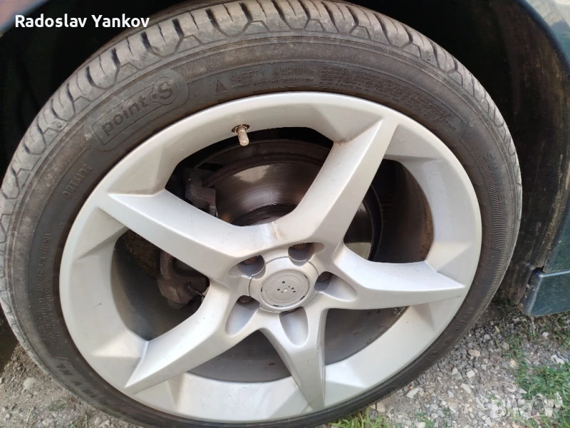 Джанти за Опел Астра 18 цола топ състояние със почтжи нови гуми , снимка 1