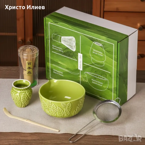 Комплект за чай матча Matcha 5 броя сет, снимка 1