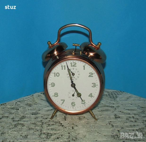 Немски механичен будилник, снимка 1