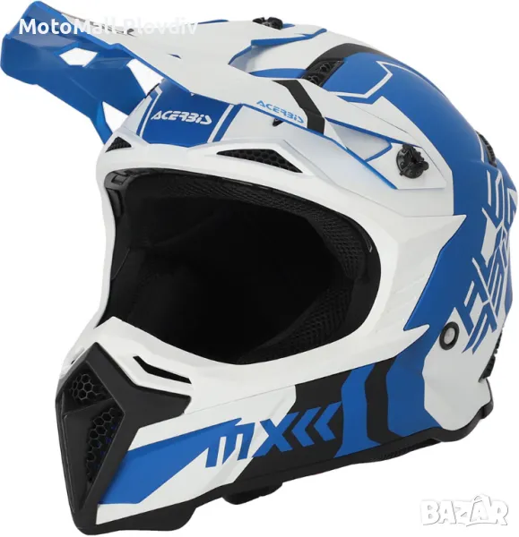 КАСКА Acerbis PROFILE 5 WHITE/BLUE, снимка 1