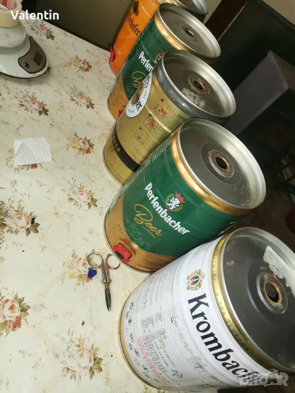 Продавам 5 литрови кенчета от бира, снимка 1