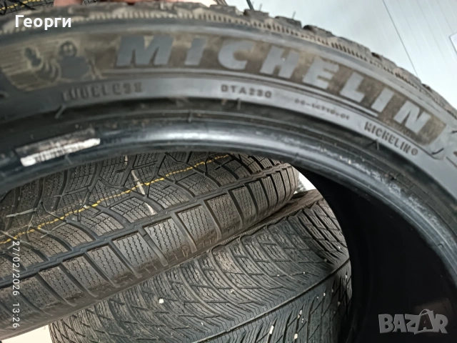 2бр.зимни гуми 235/40/19 Michelin, снимка 5 - Гуми и джанти - 53664442