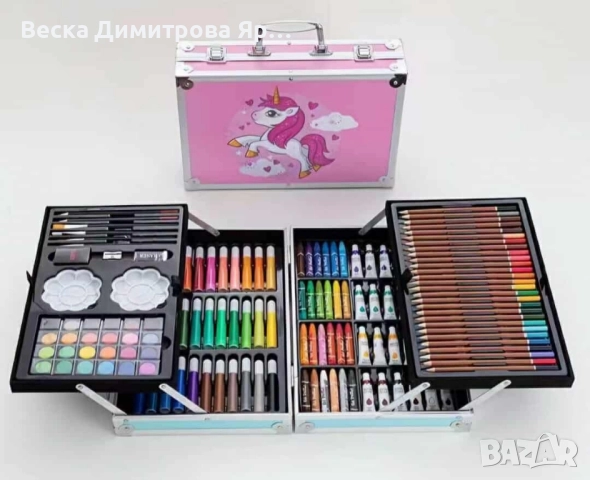 Творчески комплект за рисуване с изключително разнообразие от цветове, снимка 6 - Други - 51705332