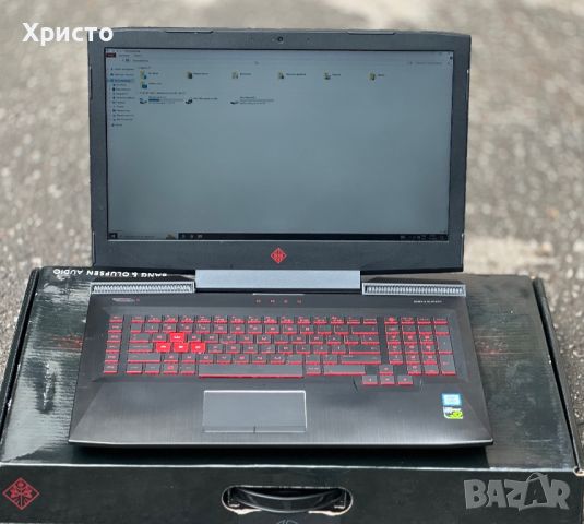 Гейминг лаптоп HP OMEN, Intel Core i7-7700HQ, 12GB RAM, 1TB SSD, nVIDIA GeForce GTX 1050TI 4GB, снимка 9 - Лаптопи за работа - 45693751