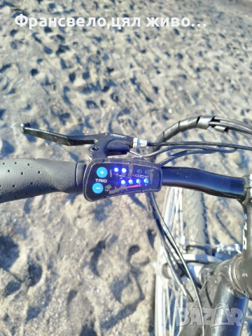 28 цола алуминиев електрически велосипед колело с ключ и зарядно , снимка 3 - Части за велосипеди - 49503042