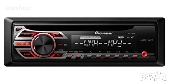 Нова Pioneer DEH150MP автомобилен стерео уредба с CD/MP3/WMA плейър за табло с преден AUX вход...