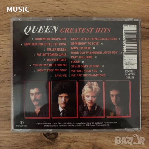 QUEEN - Greatest hits, снимка 2 - CD дискове - 53447220