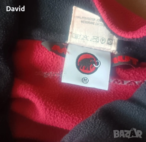 Оригинално мъжка поларена блуза Mammut Half Zip, снимка 4 - Блузи - 53307085