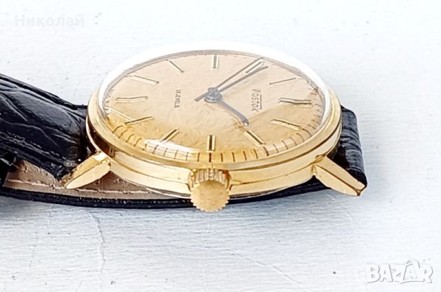 Wostok Восток - позлатен мъжки часовник с ръчно навиване , снимка 7 - Мъжки - 46278611
