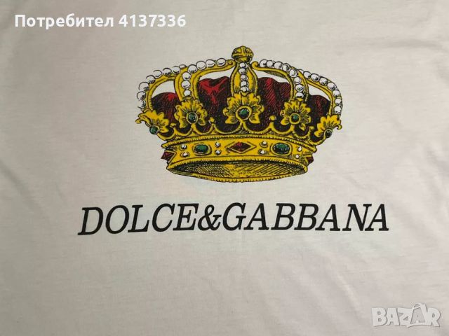 Дамска тениска Dolce& GABBANA, снимка 4 - Тениски - 46406079