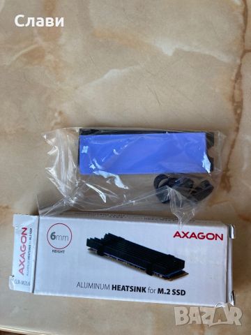 Охладител за SSD, NVME Axagon нов , снимка 2 - Други - 46246961